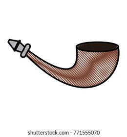 Old tobacco pipe