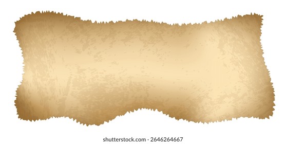 Old torn paper texture element design for banner, poster and flyer. ripped paper strip
