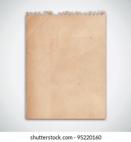 Old Torn Paper Texture Vector