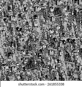 Old town. Abstract Textures. Grunge background. Vector illustration.