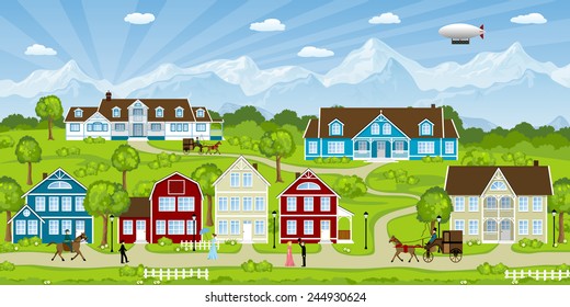 Old town in the mountains