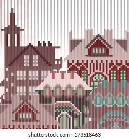 Old town textured background, retro