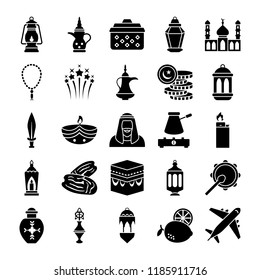 
Old Traditional Heritage Glyph Icons
