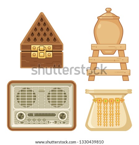 old traditional heritage icons in Arab gulf countries ( United Arab Emirates UAE  Saudi Arabia ksa  Bahrain  Kuwait Qatar and Oman )  Ramadan kareem isolated vector 