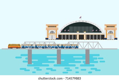 old train station in Bangkok