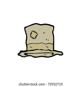 old tramp's hat cartoon