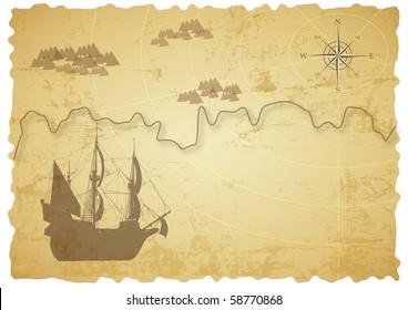 Old treasure map