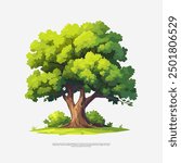 old tree asset vector art illustrations showcase the beauty and grandeur of ancient trees.With intricate details and a touch of nostalgia,they bring a sense of serenity and timelessness to design