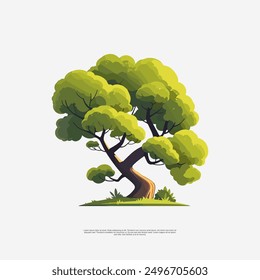 The old tree asset vector art illustrations showcase the beauty and grandeur of ancient trees.With intricate details and a touch of nostalgia,they bring a sense of serenity and timelessness to design