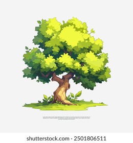 old tree asset vector art illustrations showcase the beauty and grandeur of ancient trees.With intricate details and a touch of nostalgia,they bring a sense of serenity and timelessness to design