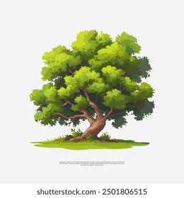 old tree asset vector art illustrations showcase the beauty and grandeur of ancient trees.With intricate details and a touch of nostalgia,they bring a sense of serenity and timelessness to design