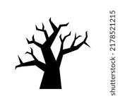 Old Tree Icon Vector Symbol Design Illustration