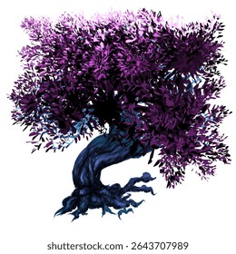 old tree image design with lush and beautiful leaves
