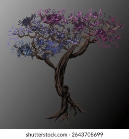 old tree image design with lush and beautiful leaves