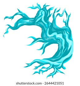 old tree image design that has a unique wood texture without leaves