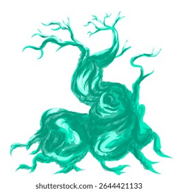 old tree image design that has a unique wood texture without leaves