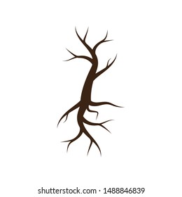 Old Tree logo template vector illustration