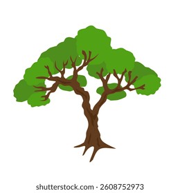 old tree. Tree vector picture old.