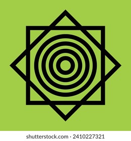 old tribal ancient minimalist elegant modern logo flat web mobile concept vector icon element symbol illustration