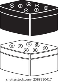 Old Trunk Icon box with lock