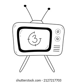 1,280 Watching old television set Images, Stock Photos & Vectors ...