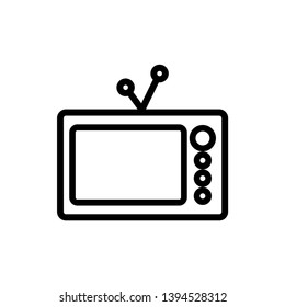 Old tv graphic design template vector illustration