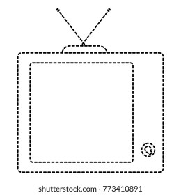 old tv isolated icon