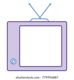 old tv isolated icon