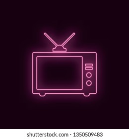 Neon Tv Icons High Res Stock Images Shutterstock