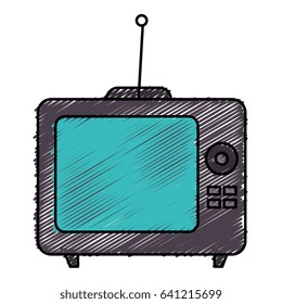 old tv retro icon