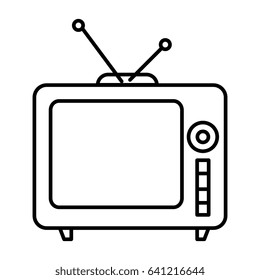 old tv retro icon