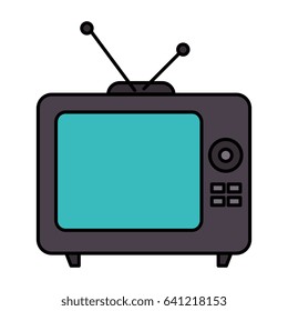 old tv retro icon
