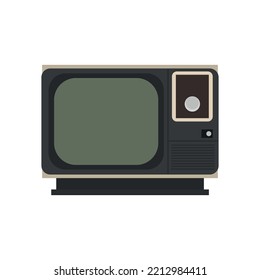 Alter Fernseher, Illustration, Vektorgrafik