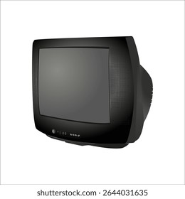 Old TV, Television illustration on white background Vol 01