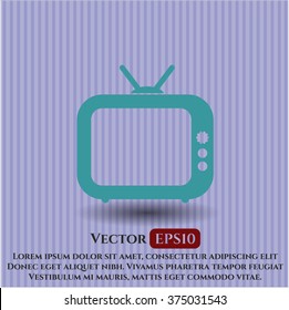 Vektorsymbol von Old TV (Fernsehen)