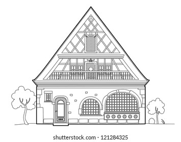 Old typical house design