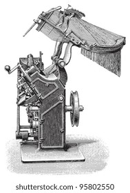 Old typograph / vintage illustration from Meyers Konversations-Lexikon 1897