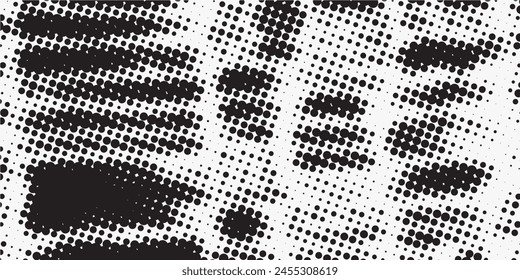 Old Ultrawide Grunge Seamless Black and White Texture. Old Ultrawide Grunge Seamless Dark Grunge Texture