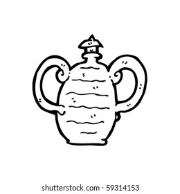 caricatura de vieja urn