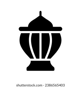 old urn icon vector isolated