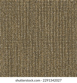 Old, variegated fabric, with some striations. Rough hemp or jute cloth. Mottled textured background. Vector seamless.