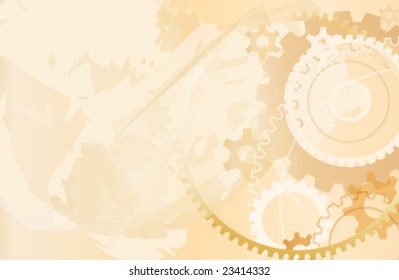 old vector grunge mechanism background