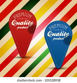 Old vector retro vintage label