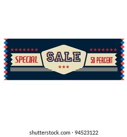 Old vector sale retro vintage grunge label - premium quality