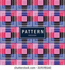 Old vector seamless pattern with paper texture. Abstract background. Vector background. Vintage pattern. Retro pattern