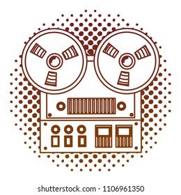 old video camera retro style