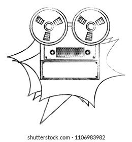 old video camera retro style