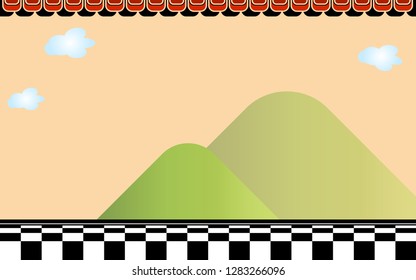 Old video game. retro style Background.