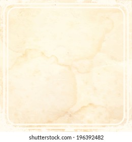 Old vintage background and a grunge frame.