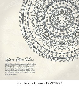 Old vintage background with space for your text. Vector image